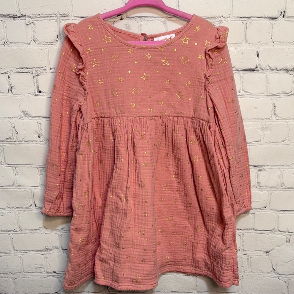 Girls' Pink Starry Dress
